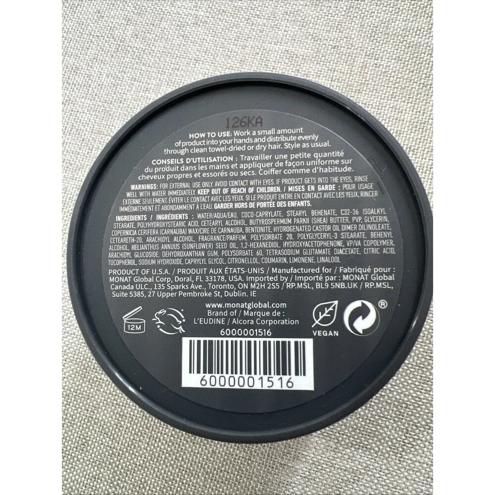 NEW Monat for Men Matte Styling Clay Med to Firm Hold 1.52oz Hair Care Styling